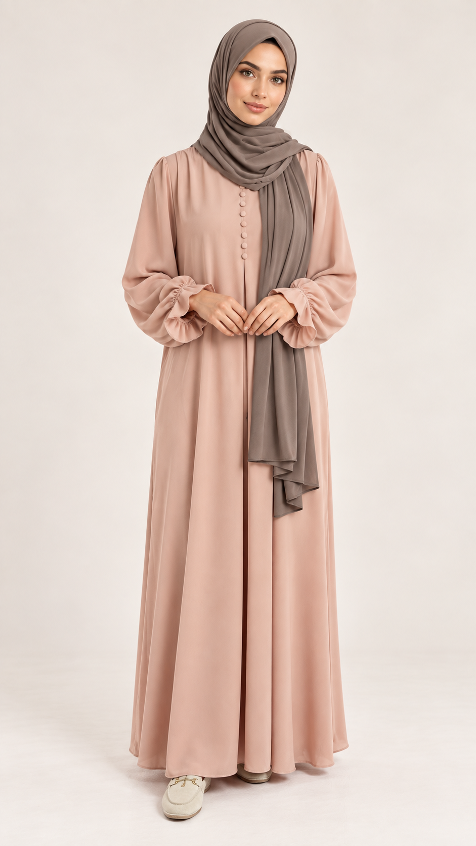 Nora dress- Pink - vooraanzicht