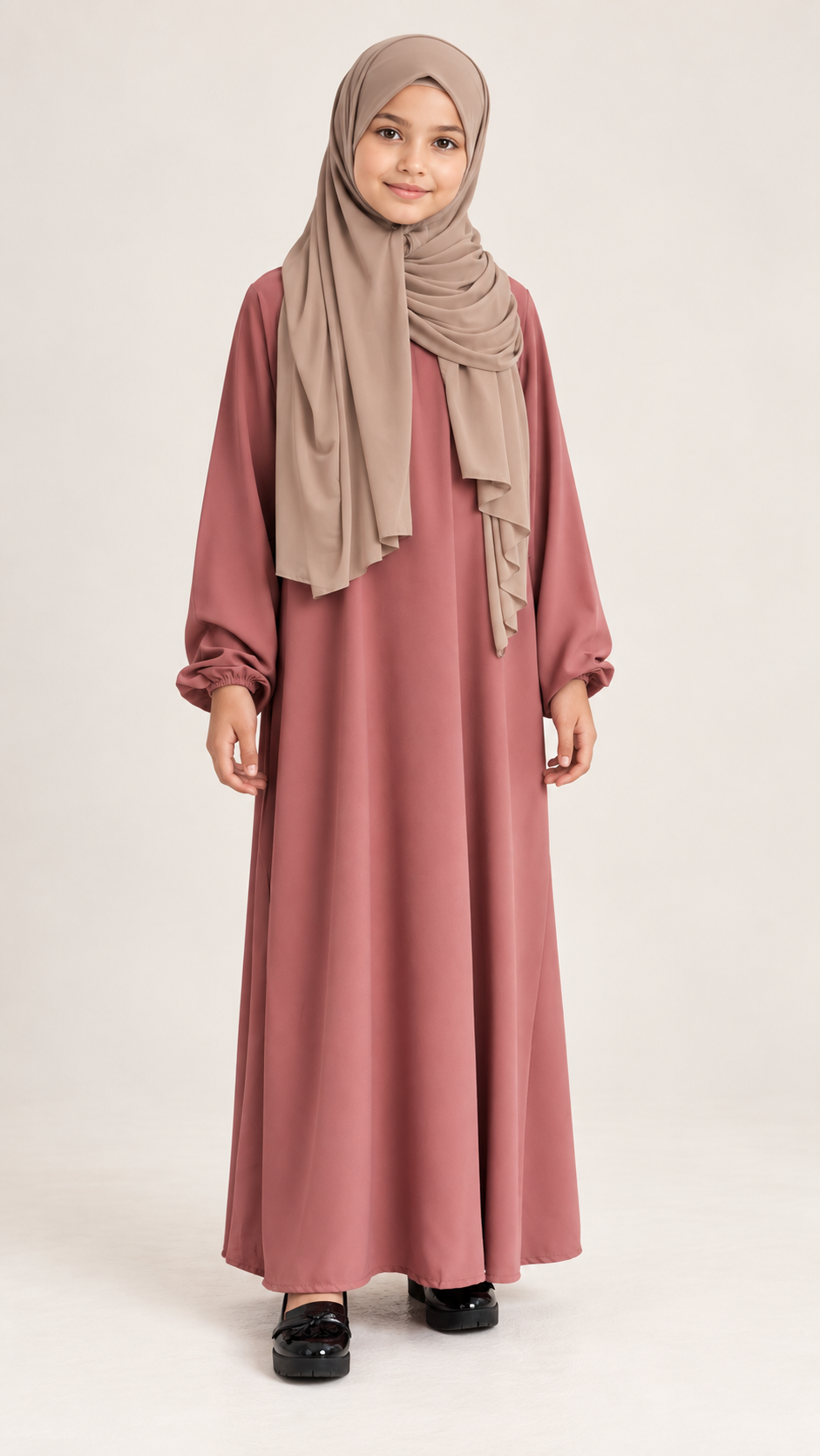 Pink dress Aya - vooraanzicht