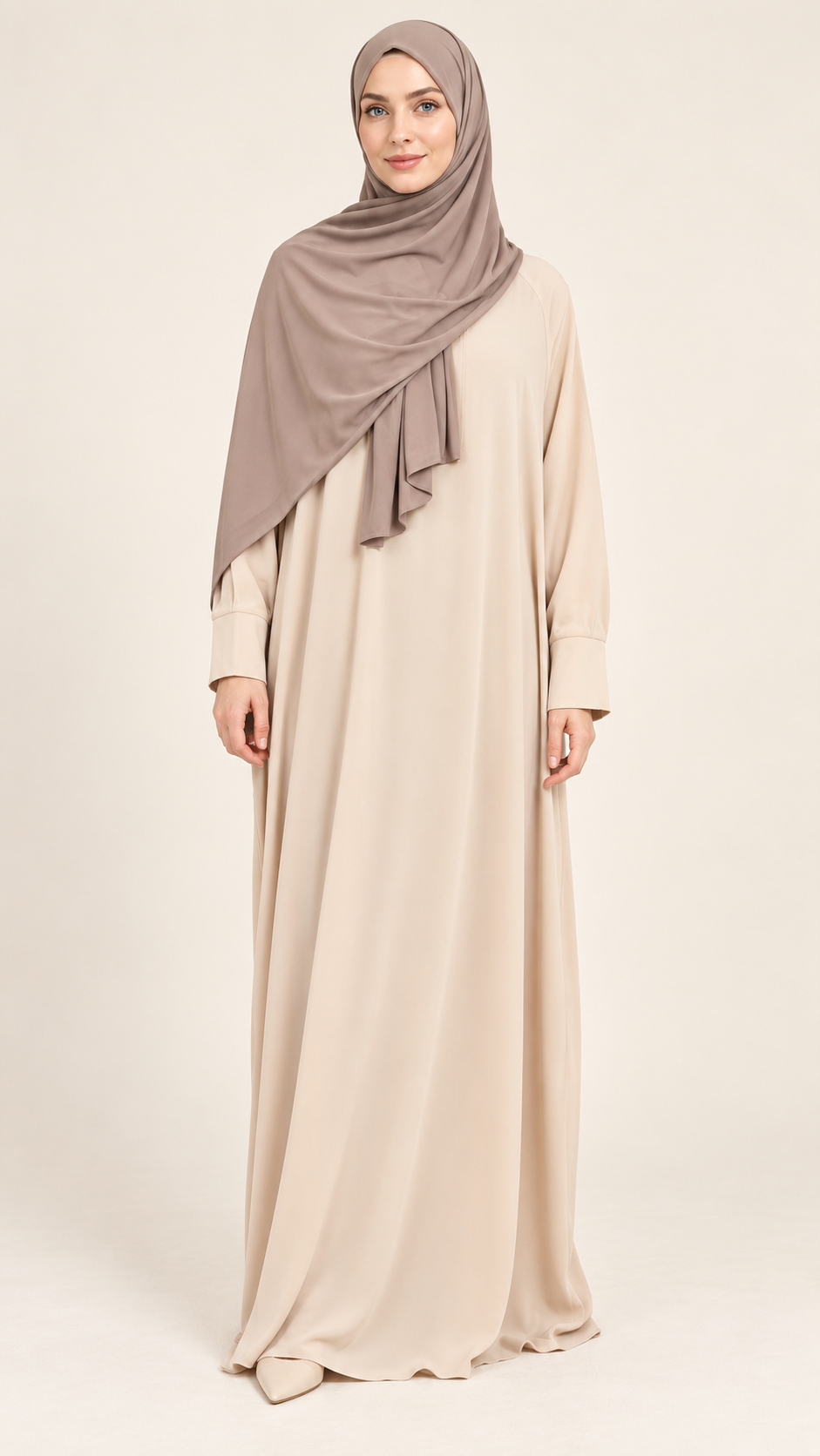Faracha Beige- one size - vooraanzicht