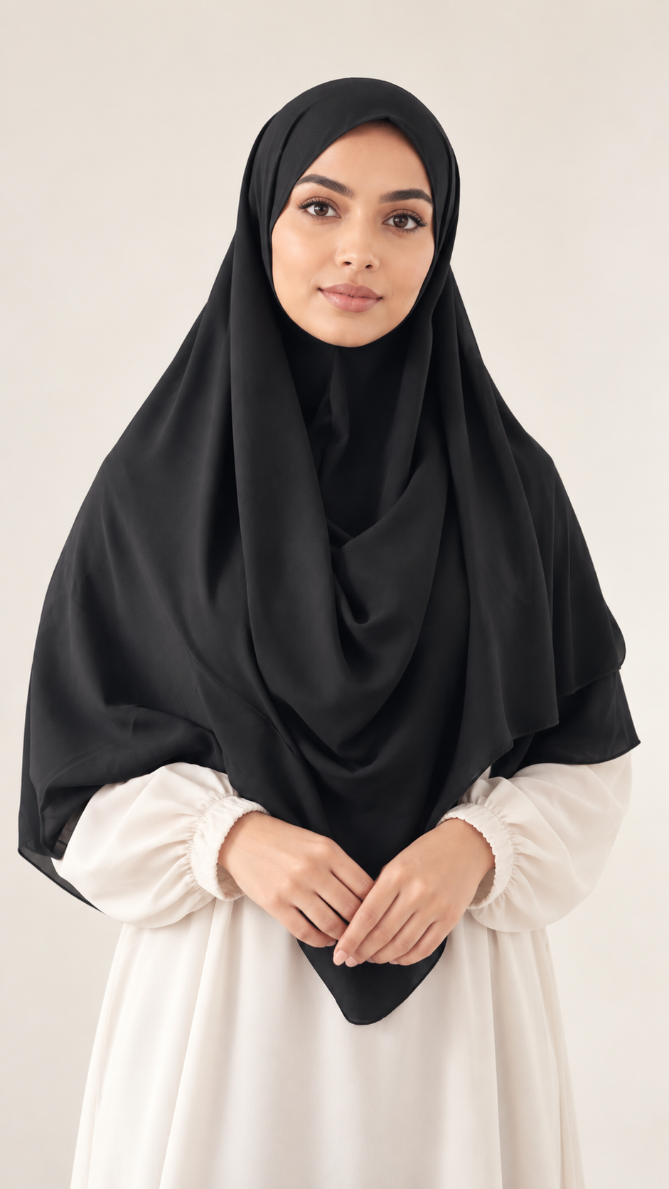 Khimar- Black - vooraanzicht