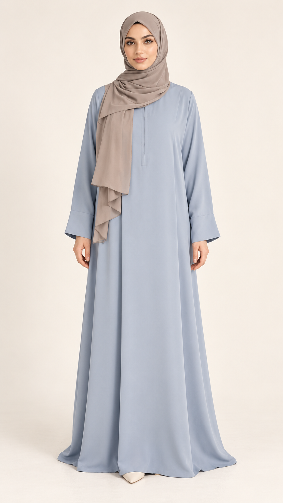 Faracha licht blauw- one size - vooraanzicht