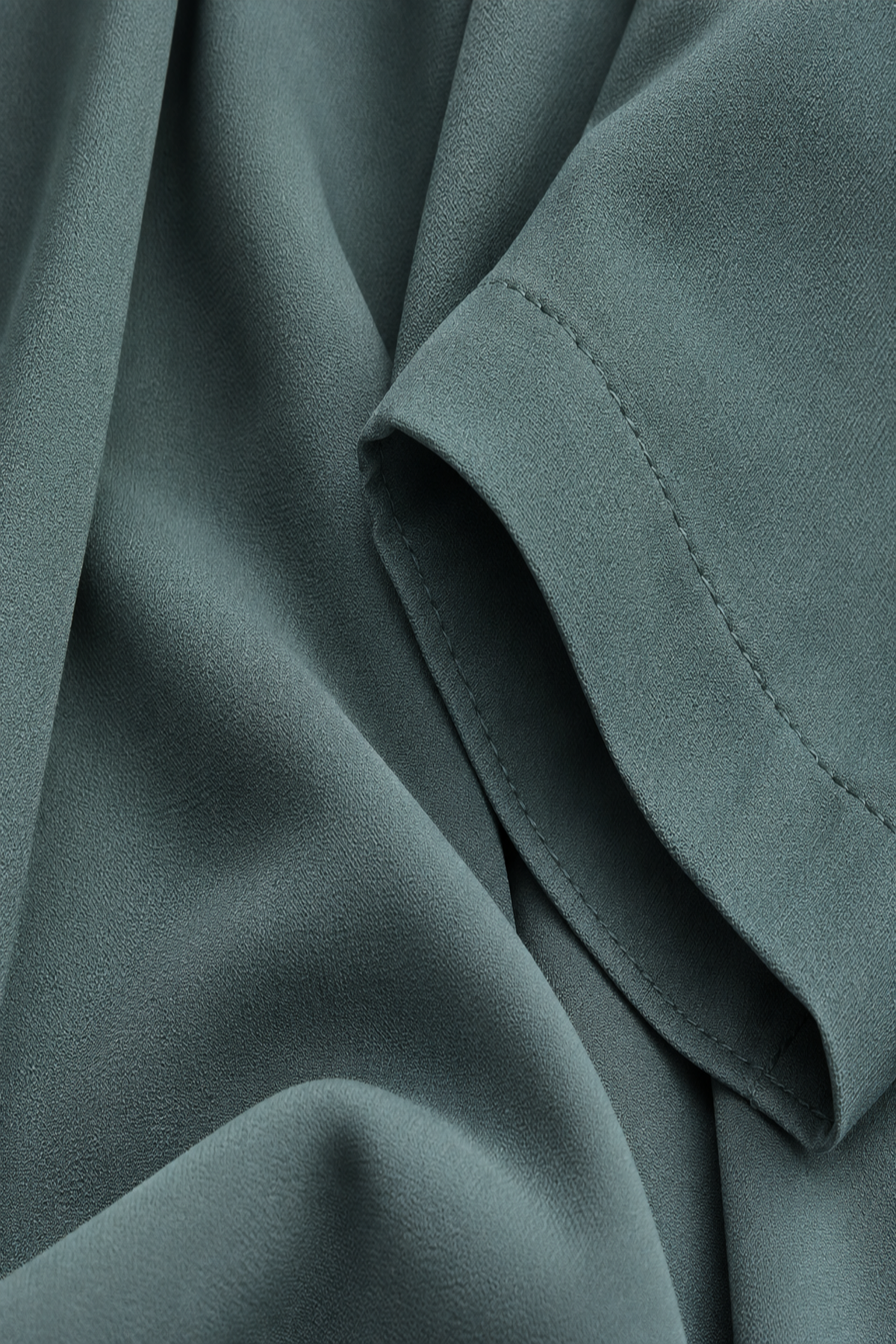 Groene Kimono - stofdetail
