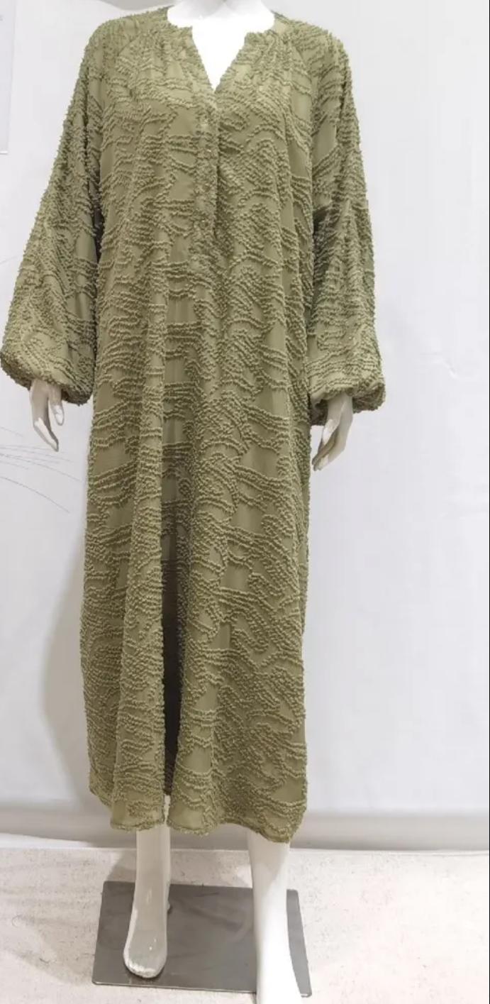 Midi dress kaki