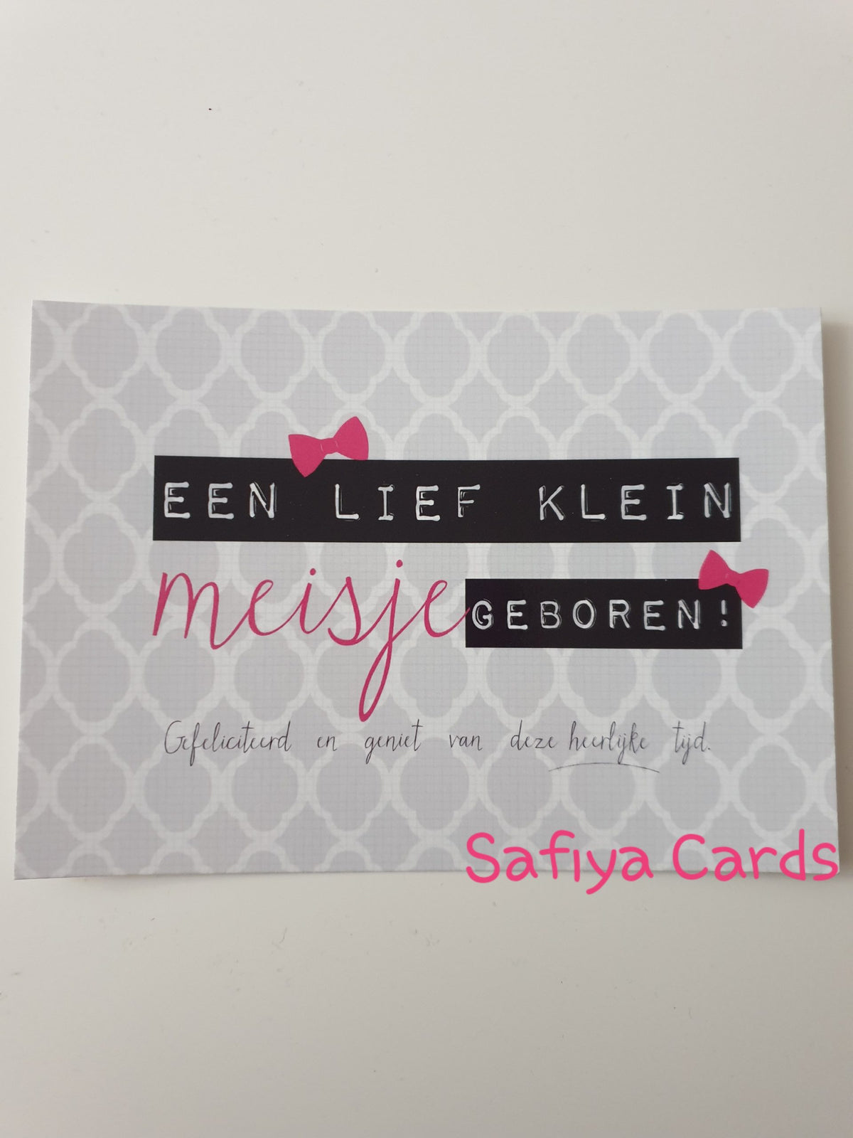 Felicitatie geboorte meisje