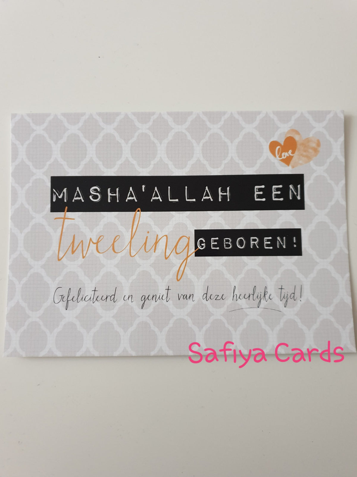 felicitatie geboorte tweeling