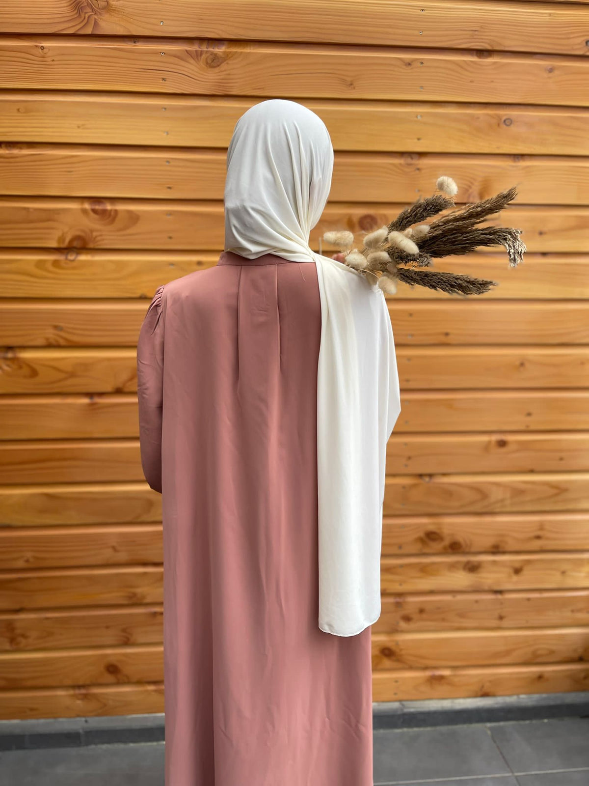 Lange blouse met knopen- Pink