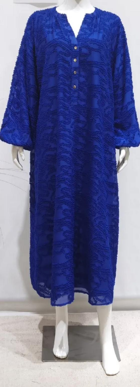 Midi dress royal blue