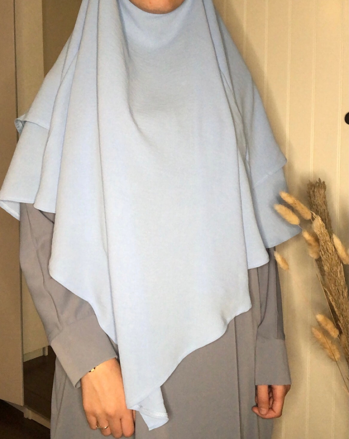 Khimar Jazz 2 laags lichtblauw