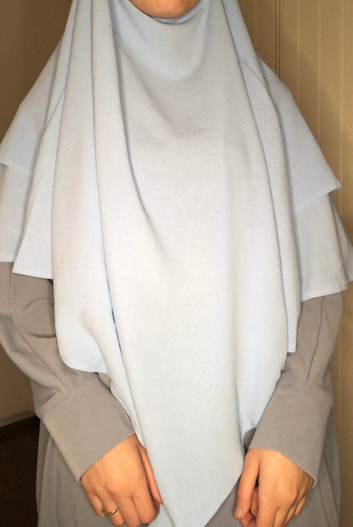 Khimar Jazz 2 laags lichtblauw