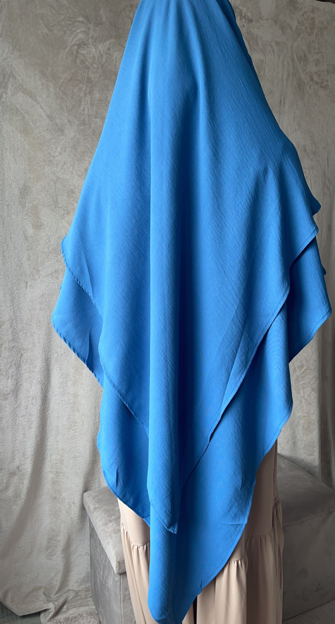 Khimar Jazz 2 laags blauw