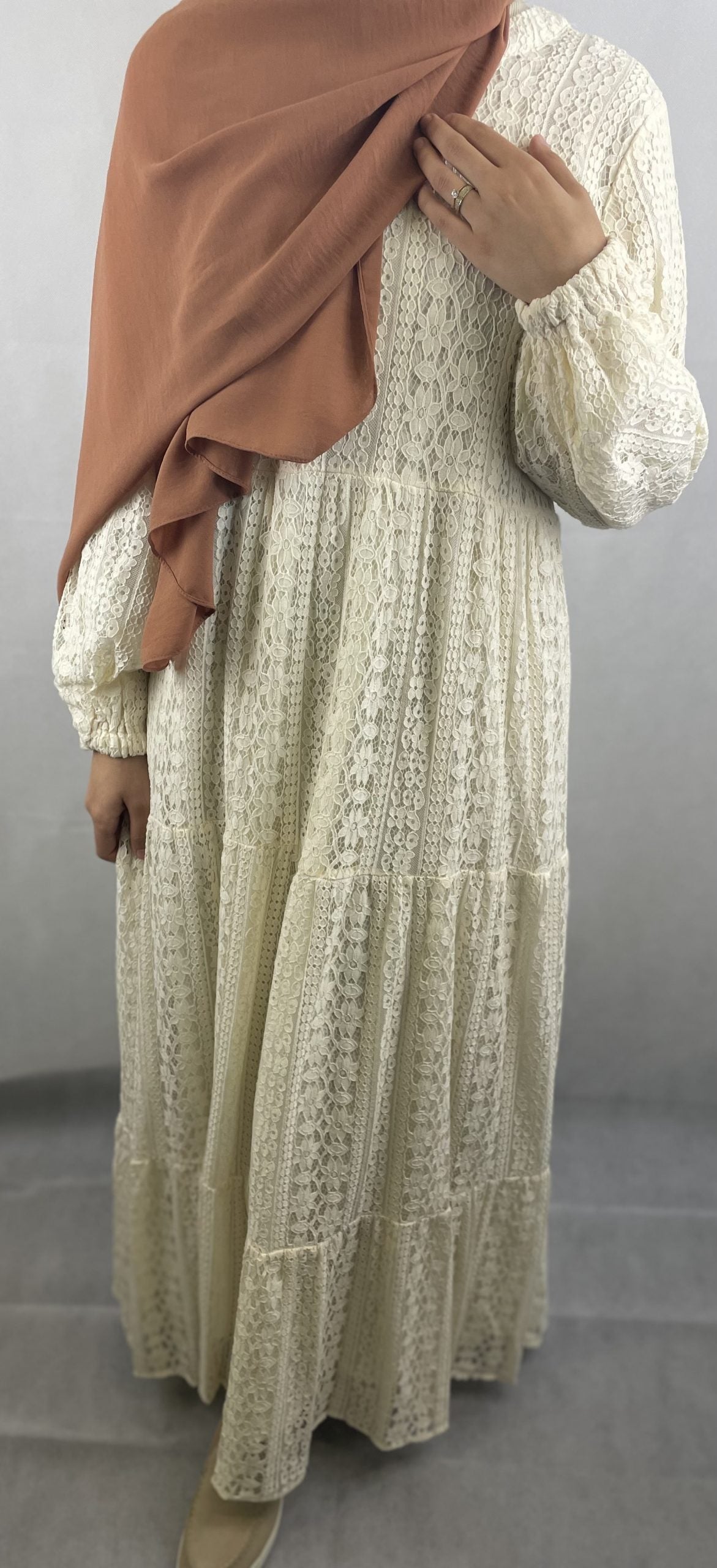Maxi dress Leila Creme