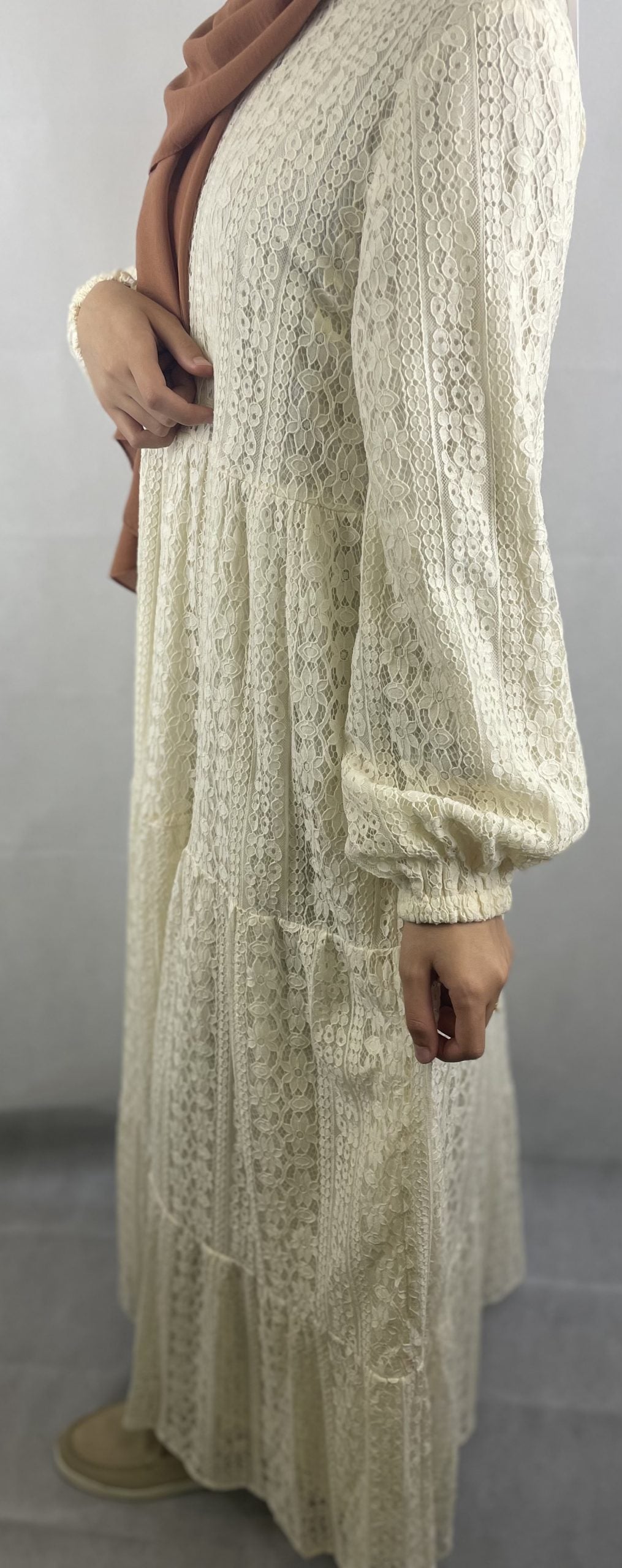 Maxi dress Leila Creme