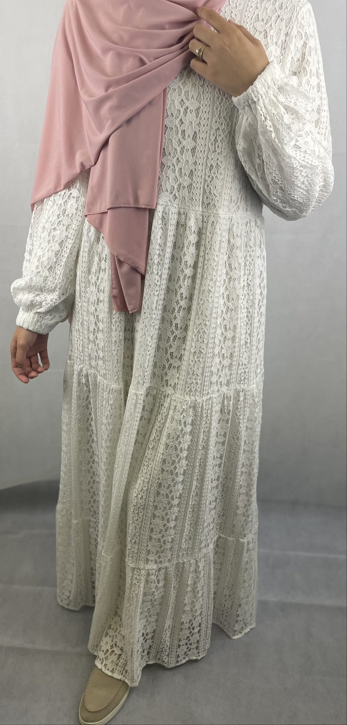 Maxi dress Leila Wit
