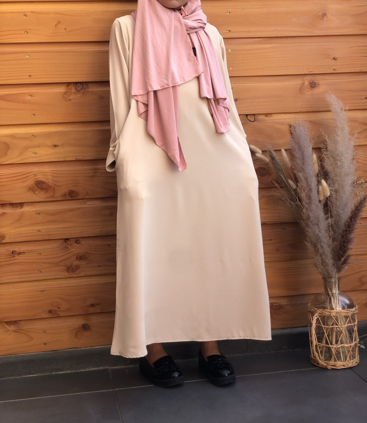 Creme dress Aya zakken