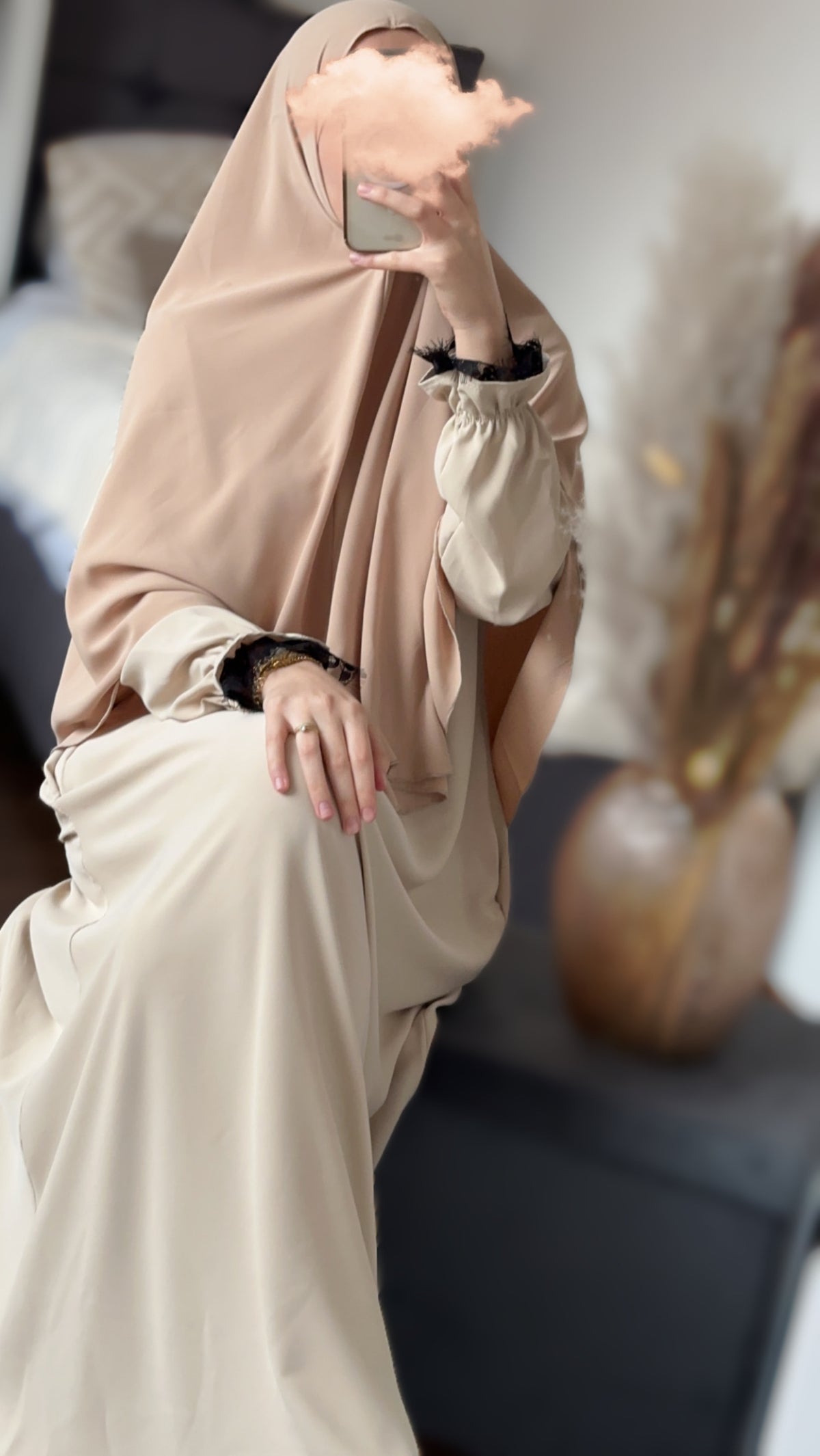 Khimar- Beige