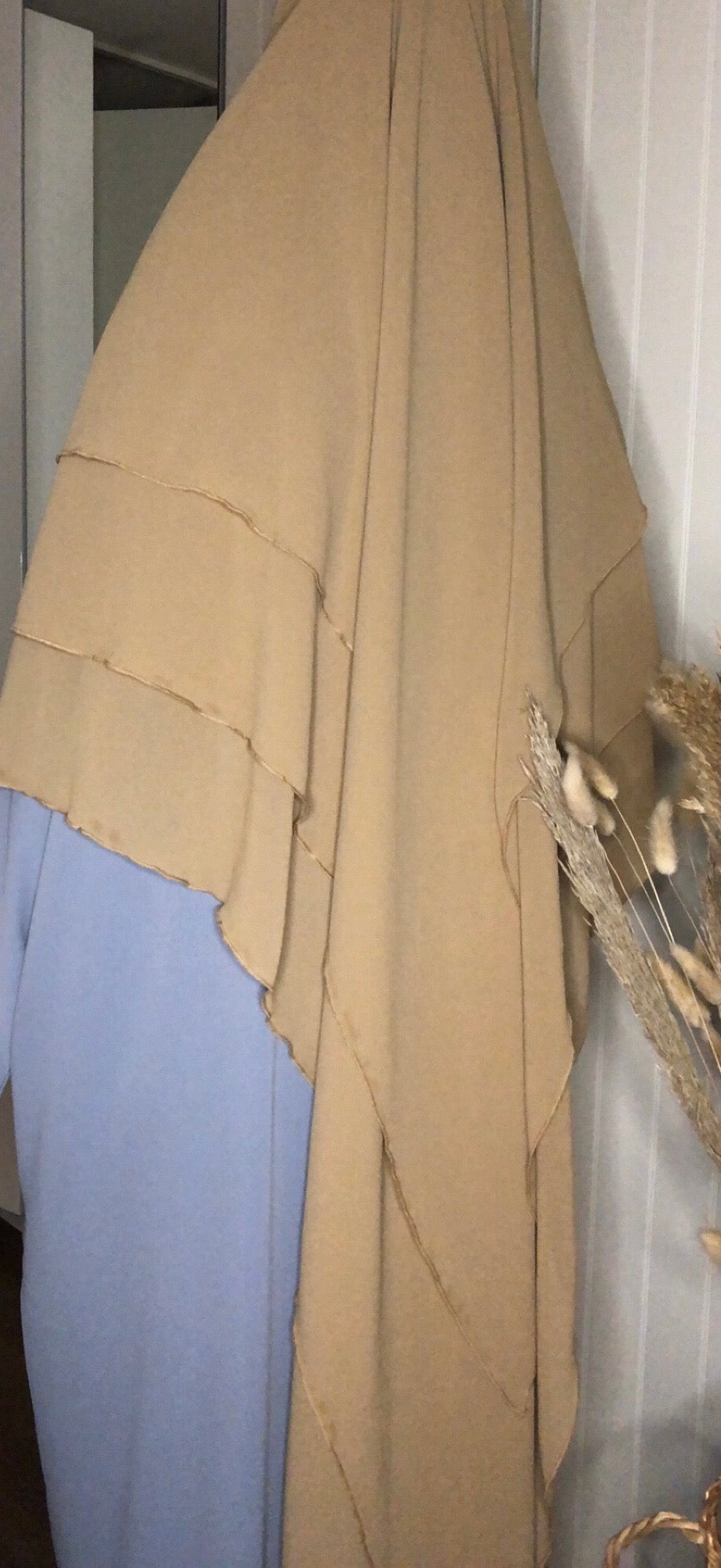 Khimar 3 laags- Camel