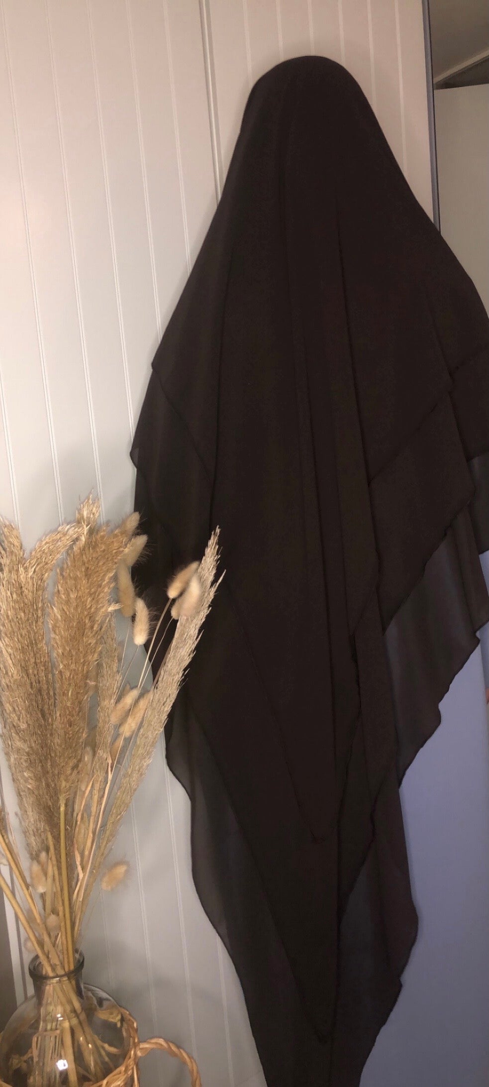 Khimar 3 laags – Donker bruin