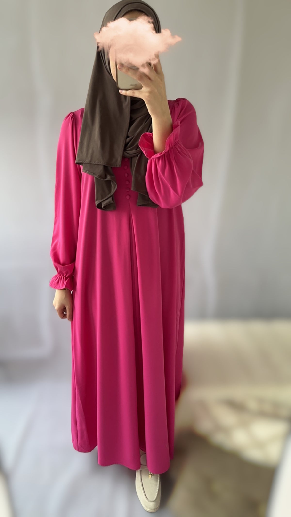 Nora dress- Fuchsia
