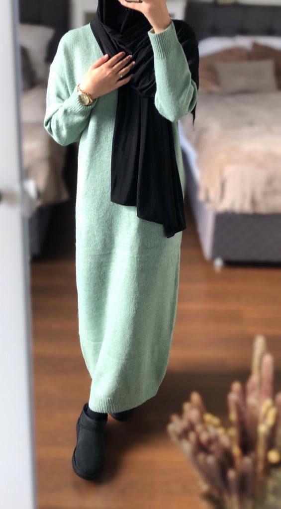 Wollen sweater mint