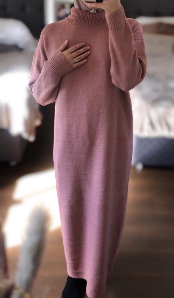 Wollen sweater roze