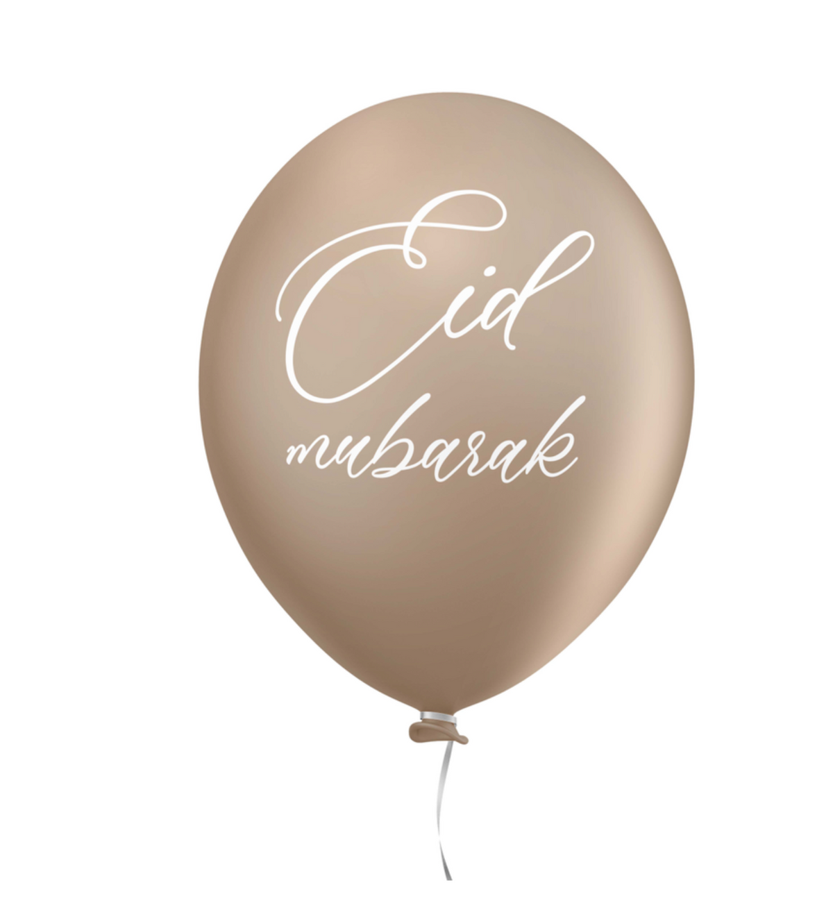 Eid mubarak ballonnen Taupe