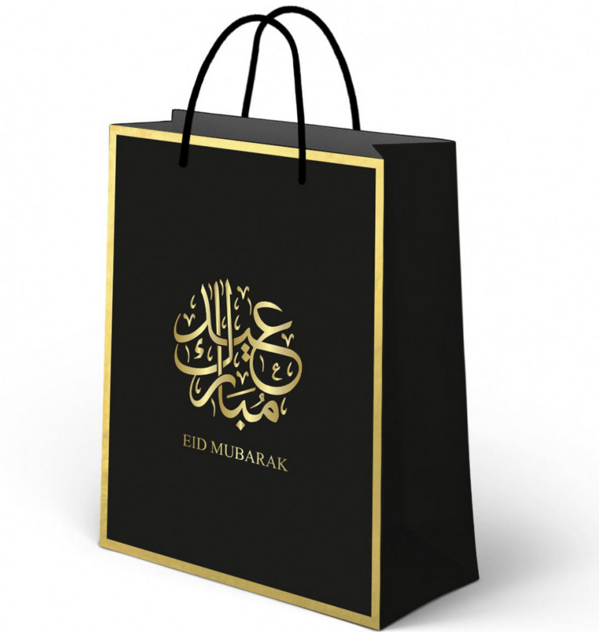 Giftbag Eid Mubarak Zwart Goud