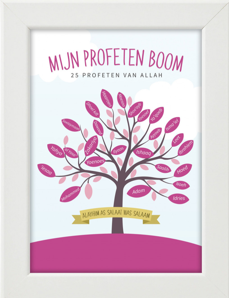 Mijn profetenboom roze